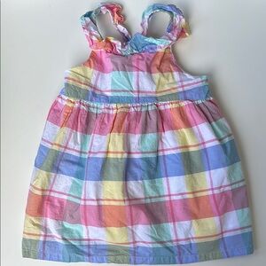 Tommy Bahama Multicolor Plaid Kids Dress